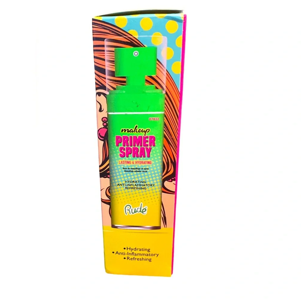 RUDE NWT Clearance Price is Firm! Primer Spray Lip Oil Color Palette Highlighter